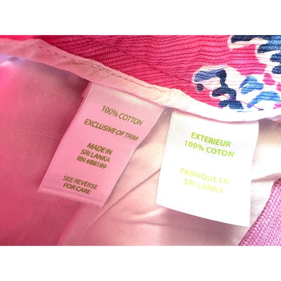 Lilly Pulitzer Preppy Coastal Addie Pocket Shorts Pink Samba Print SIZE 4 - Picture 7 of 9